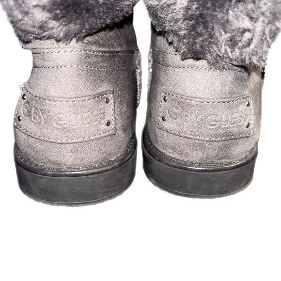 Boots G BY GUESS Women's ADDALYNÂ Boots Faux Fur Trim SZ. 8 1/2M - Picture 5 of 8